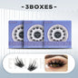 EASITENSION  9 Styles DIY Cluster Eyelash Extension Faux Mink  Natural Dovetail
