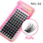 MAASCAKU New Style 8-16mm Mix Length Handmade Makeup Eyelash D/DD Curl Natural Korean PBT Fiber