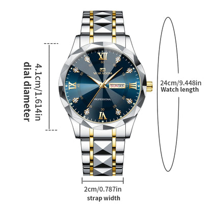 Men Watch Water Diamond