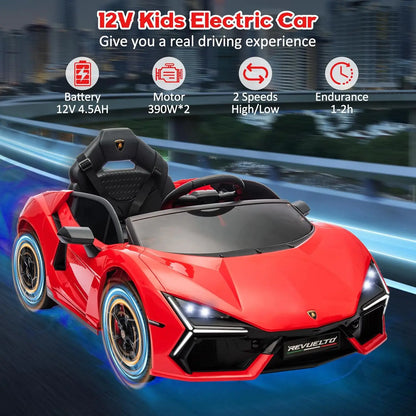Kids Licensed Lamborghini  Electric Vehicle Sports Car Toy with Music/Remote Control