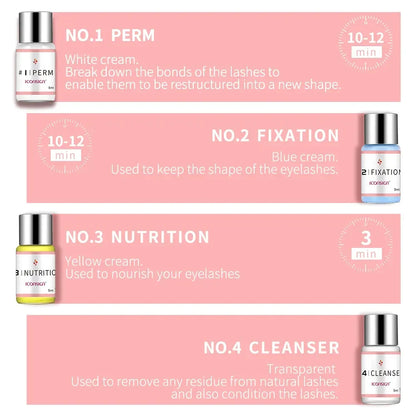 Lash Lift Kit Lifting Eyelashes Lasting 6-8 Weeks