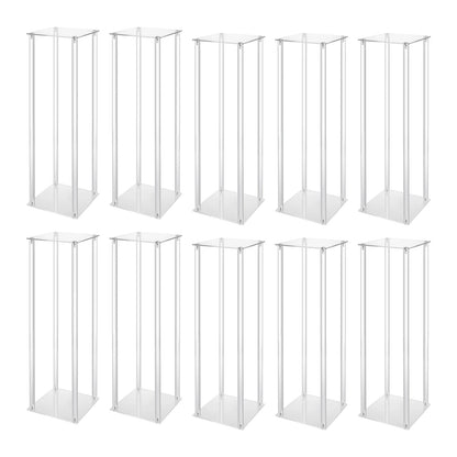 10Pcs Acrylic Vase Wedding Flower Stands