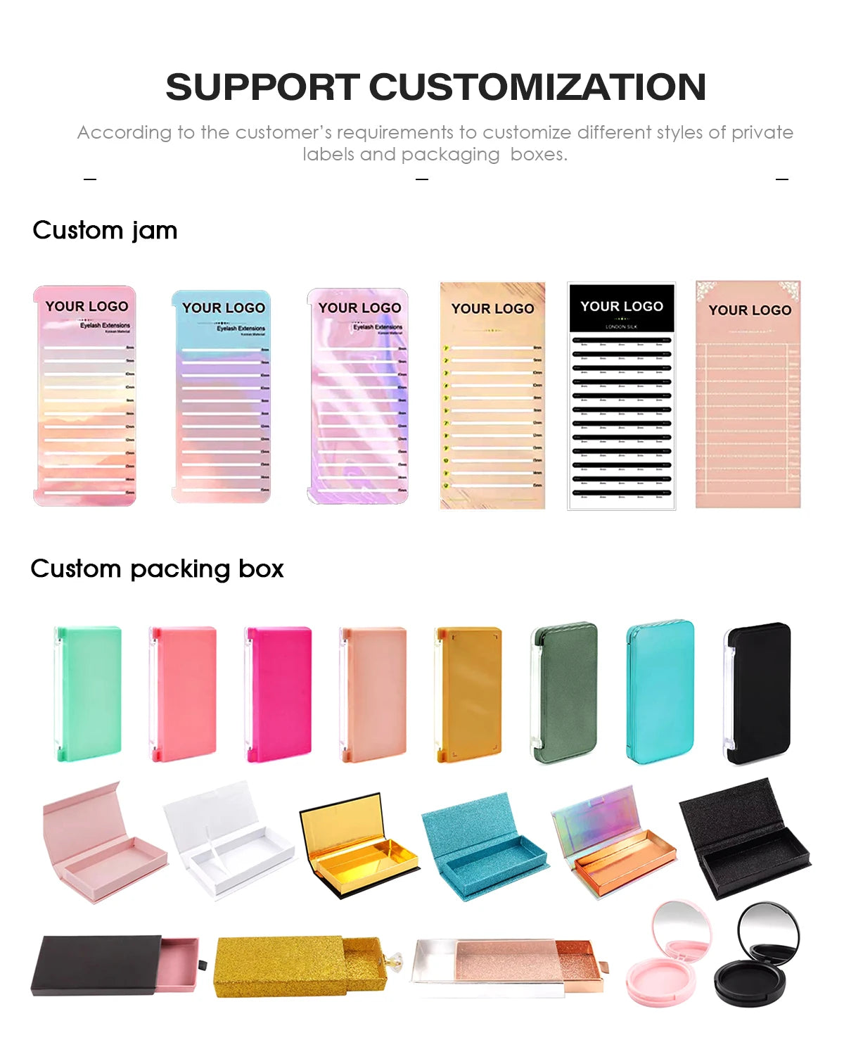 MASSCAKU 0.07mm  Hybrid Eyelashes Waterproof Handmade DIY Clusters