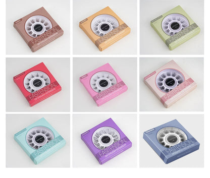 EASITENSION  9 Styles DIY Cluster Eyelash Extension Faux Mink  Natural Dovetail