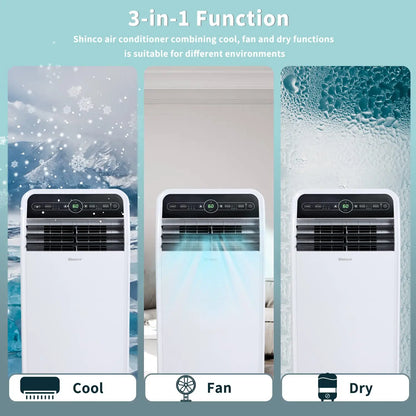 12,000 BTU Smart Wi-Fi Portable Air Conditioner