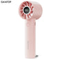 GAIATOP Portable Mini Fan, Handheld Fan with LED Display & Flashlight, 3 Speeds 2000mAh USB Rechargeable Battery Fan