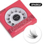 EASITENSION  9 Styles DIY Cluster Eyelash Extension Faux Mink  Natural Dovetail