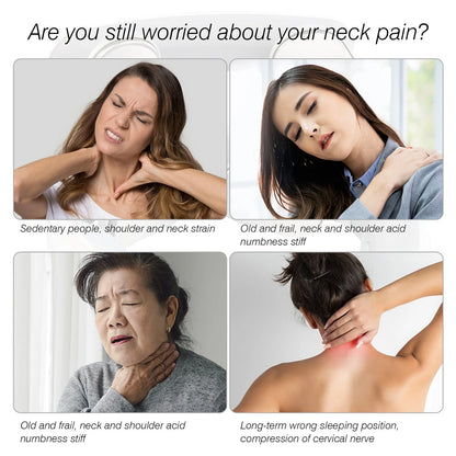 Cervical Massager 16 Modes USB Smart Pulse Heating