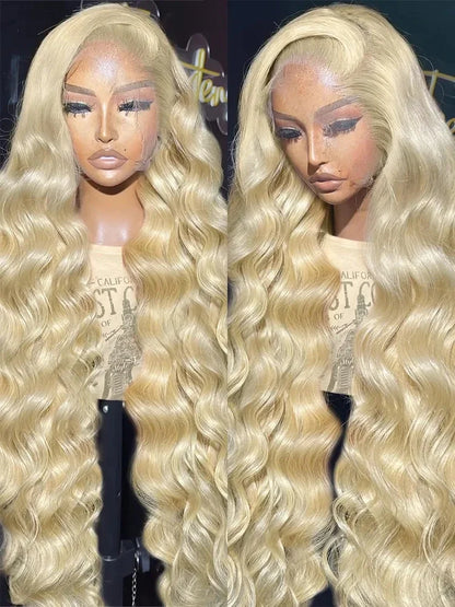 Lace Frontal Wig Honey Blonde Color