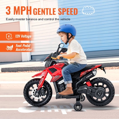 Motorcycle with Detachable Wheel Headlight Music Bluetooth for Boys Gifts