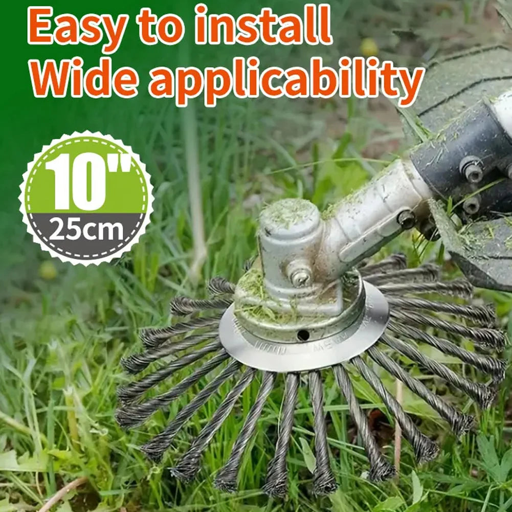 10 Inch Steel Wire Wheel Grass Trimmer