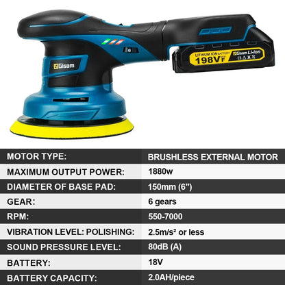 Wireless Car Polishing Machine