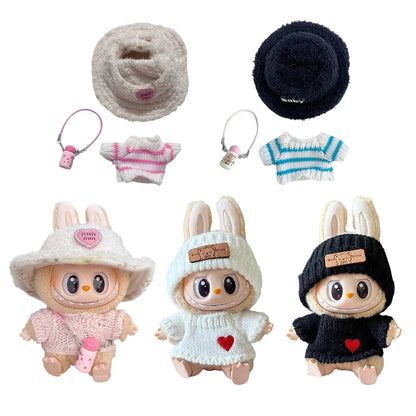 Labubu I II Idol Dolls Cute Mini Plush Doll'S Clothes