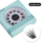 EASITENSION  9 Styles DIY Cluster Eyelash Extension Faux Mink  Natural Dovetail