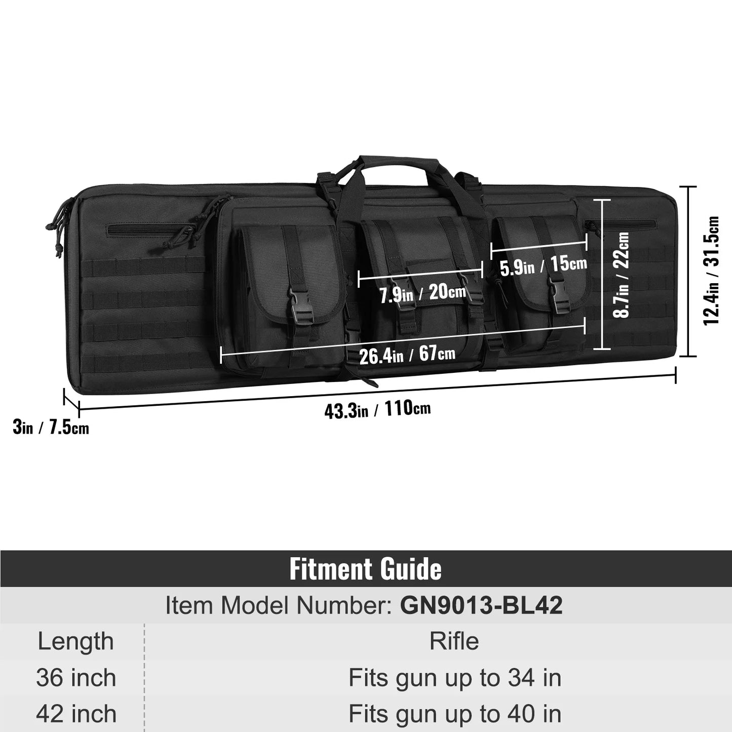 Tactical Double Long Gun Bag