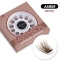 EASITENSION  9 Styles DIY Cluster Eyelash Extension Faux Mink  Natural Dovetail
