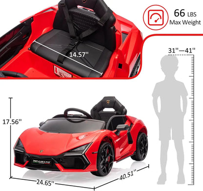 Kids Licensed Lamborghini  Electric Vehicle Sports Car Toy with Music/Remote Control